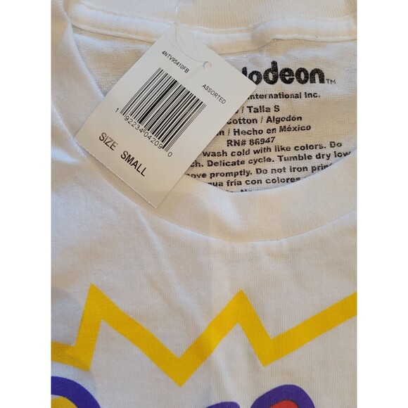 Rugrats Nickelodeon Reptar 100% Cotton T-shirt Unisex White 90s Small New - Picture 5 of 6